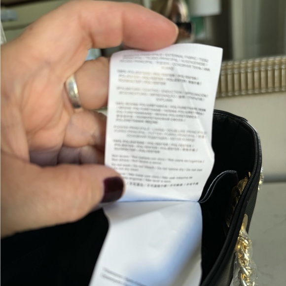 NWT Versace Couture Black & Gold Small Tote Purse.  Perfect Condition. - Picture 6 of 12